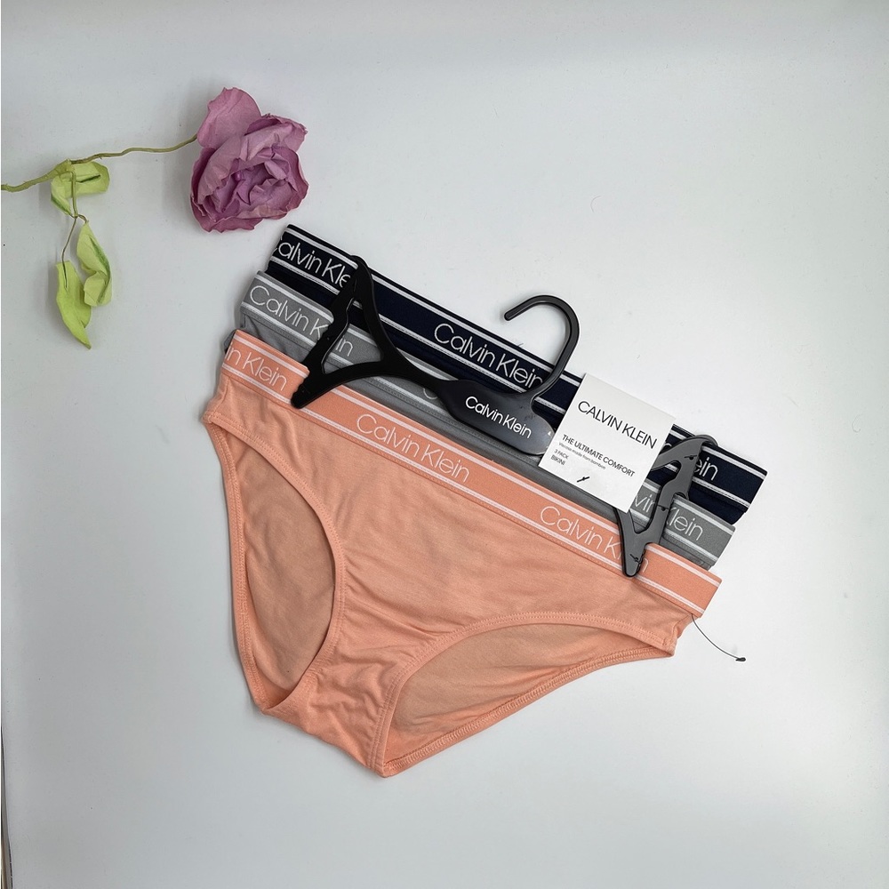 Calvin Klein Women Ultimate Comfort Bikini Viscose Made From Bamboo 3 Pack